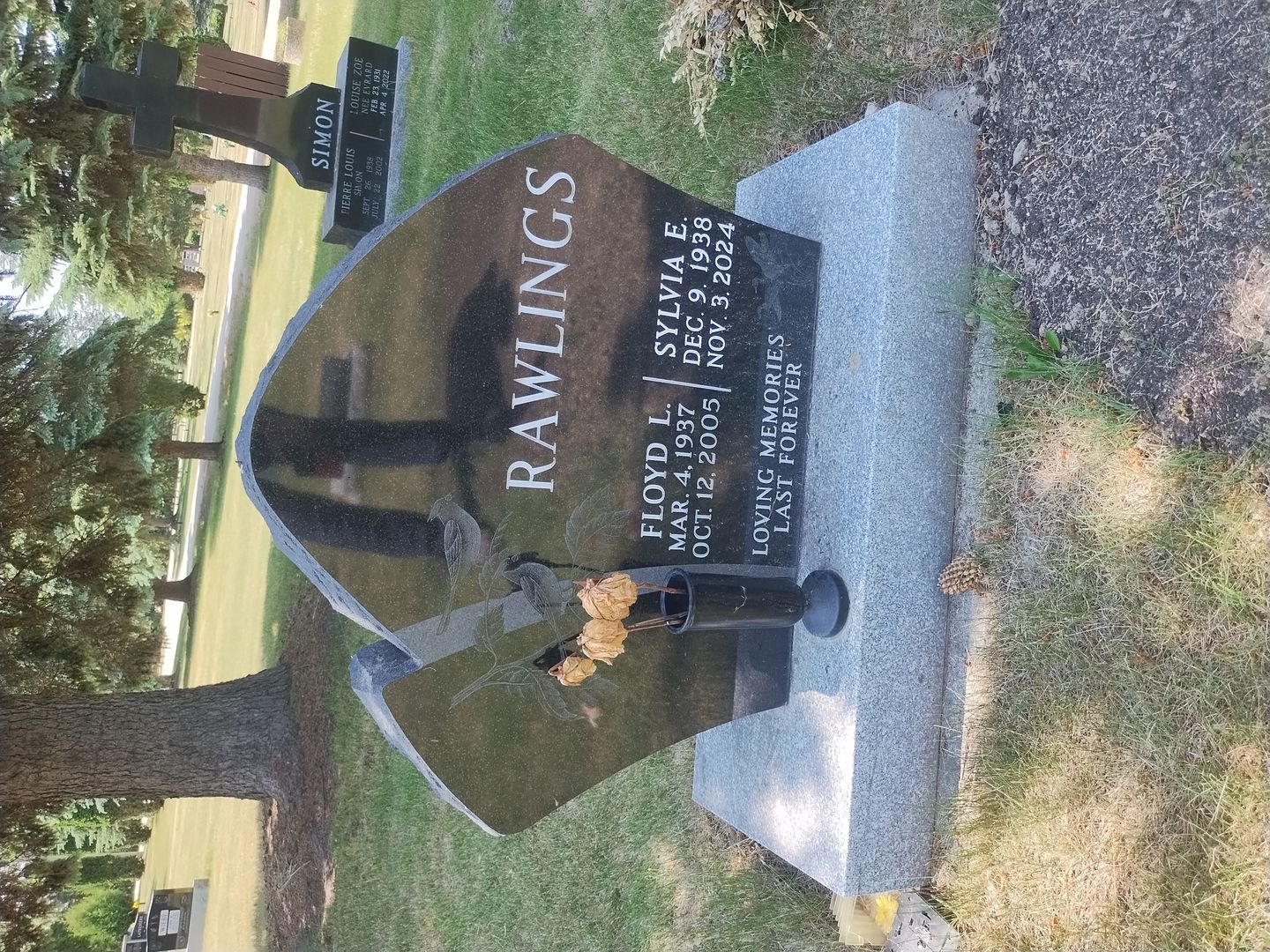 Sylvia Evelyn Rawlings's grave. Photo 1