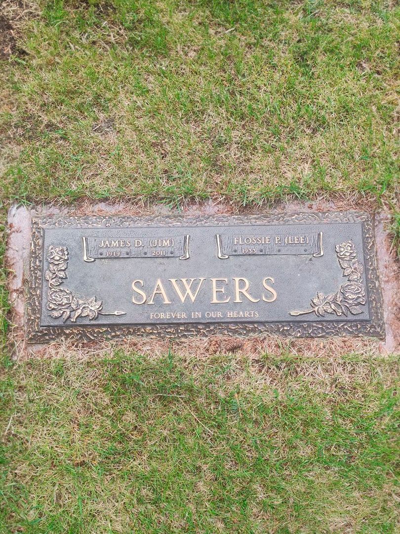 James D. "Jim" Sawers's grave. Photo 1