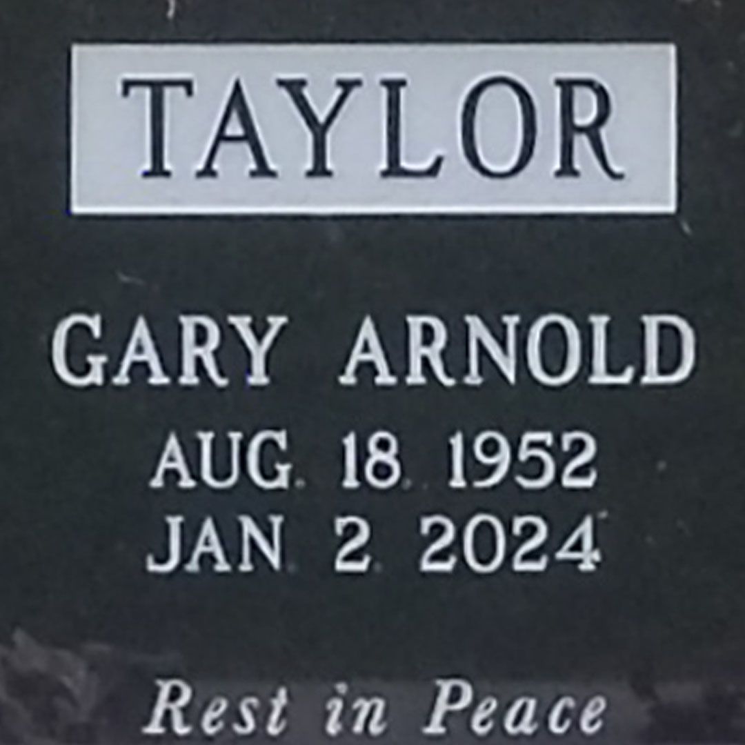 Gary Taylor's grave